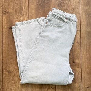 FREE PEOPLE Women Light blue ballon Jeans